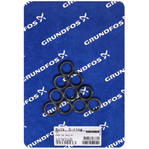 Bulk, O-ring FKM 16.3x2.4 (10 pcs), 99198813 для Grundfos CR