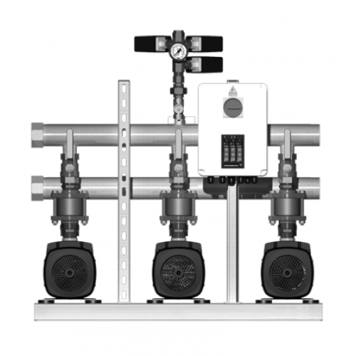 Установка повышения давления Grundfos Hydro Multi-S /G 2CM5-4 1x230V 50Hz DOL 91047091