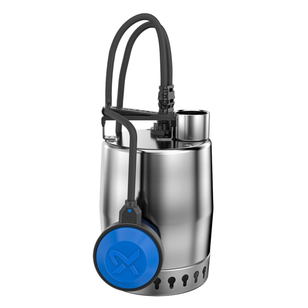 Дренажный насос Grundfos Unilift KP150-A-1 Schuko, 1x220-230 В, 50 Гц, 0,3 кВт, выход Rp 1 1/4", кабель – 10 м, корпус и колесо – нержавеющая сталь, 011H1800