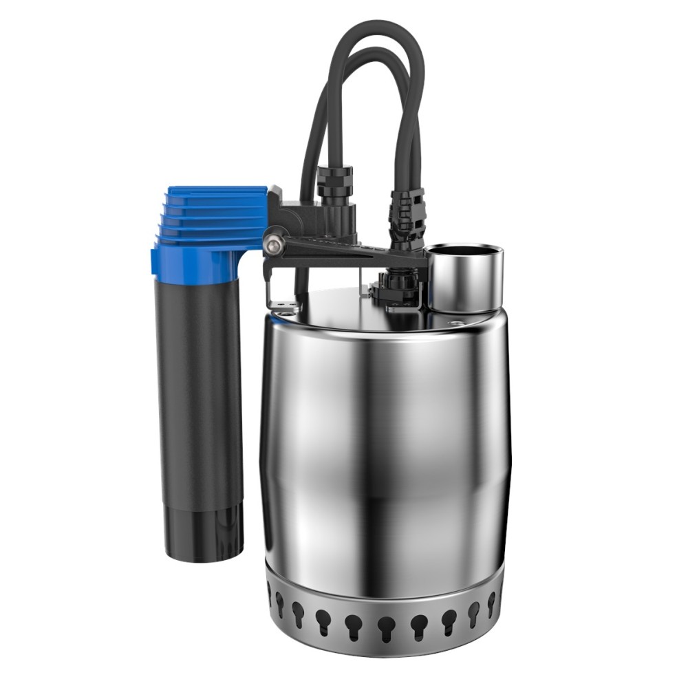 Дренажный насос Grundfos Unilift KP350-AV-1 Schuko, 1x220-230 В, 50 Гц, 0,7 кВт, выход Rp 1 1/4", кабель – 10 м, корпус и колесо – нержавеющая сталь, 013N1900