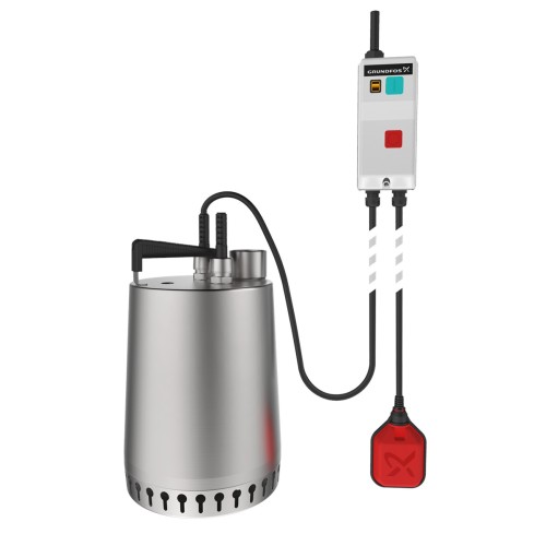 Дренажный насос Grundfos Unilift AP12.40.04.A3 CEE, 3x400 В, 50 Гц, 0,7/0,4 кВт, выход Rp 1 1/2", кабель – 10 м, корпус и колесо – нержавеющая сталь, 96023871