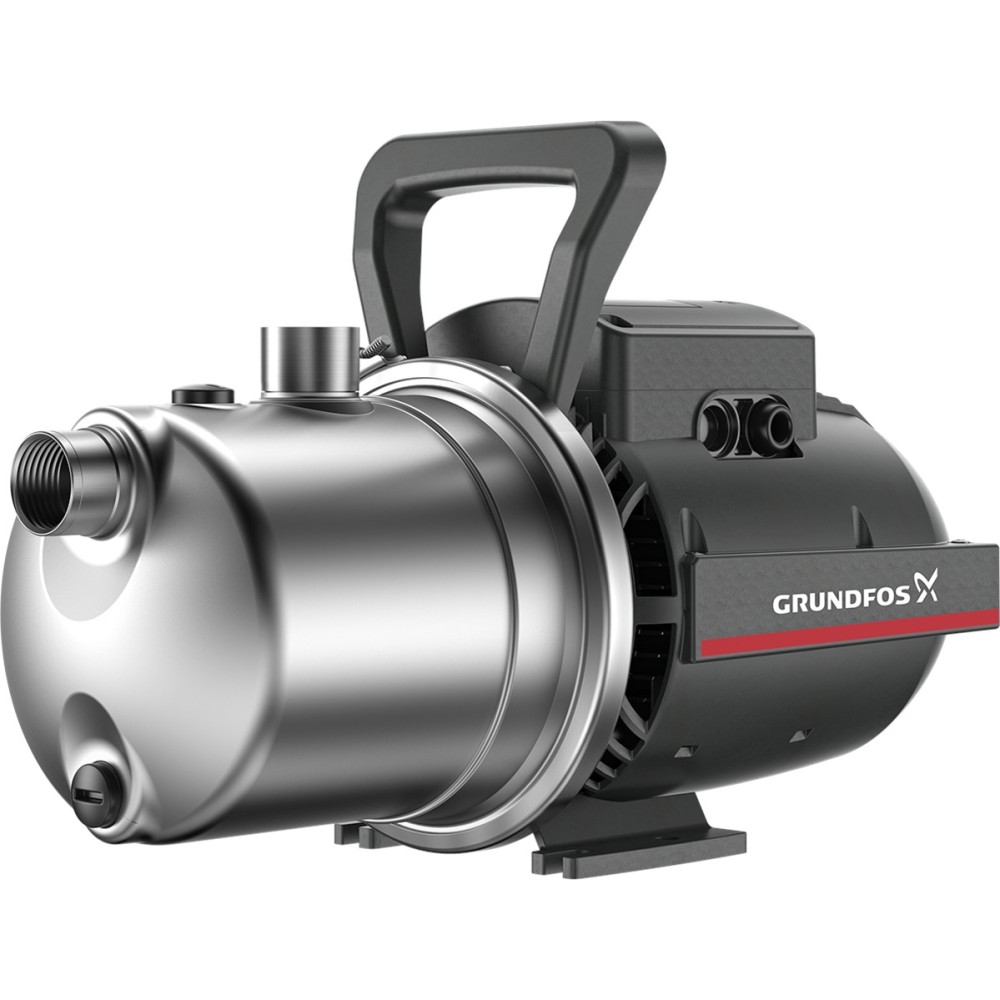 Cамовсасывающий насос Grundfos JP 5-48, 1x230 В, 50 Гц, 1,49 кВт, вход/выход G1" PN6, кабель – 1,5 м, корпус – нержавеющая сталь, колесо – композит, 99458769