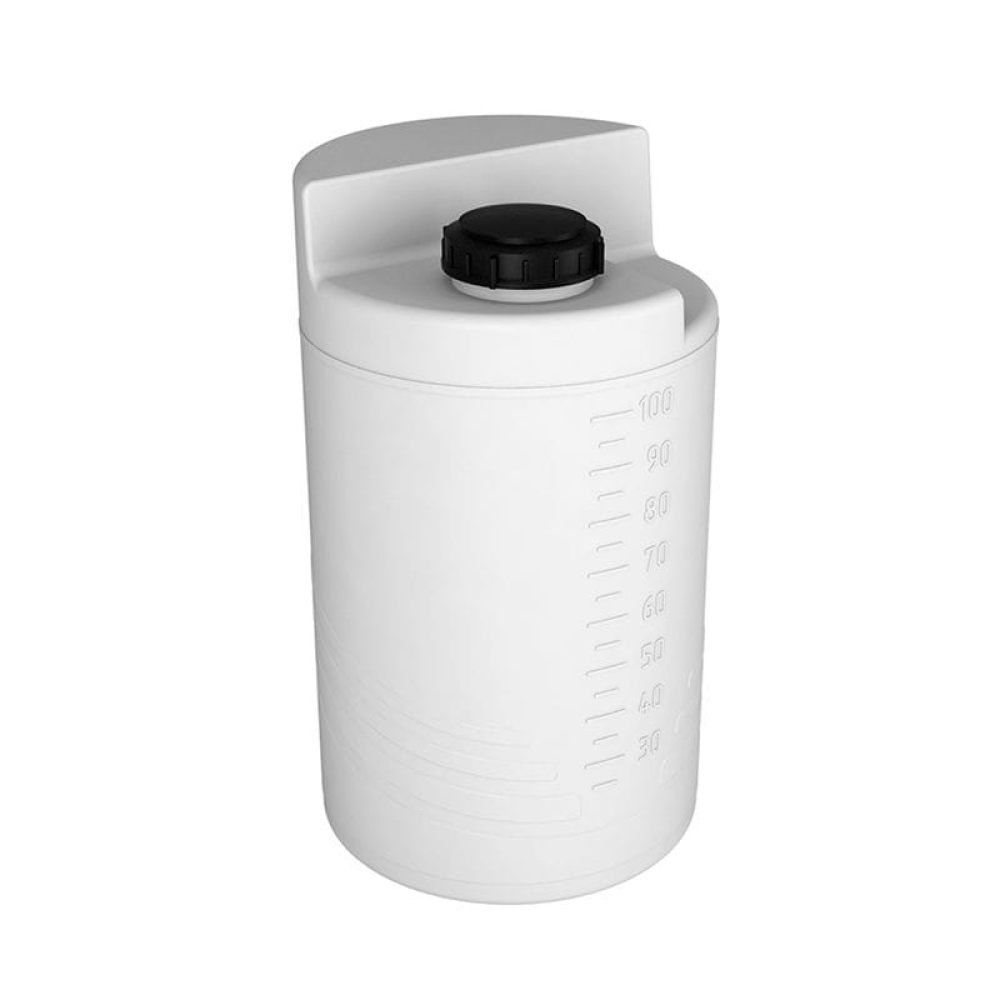 Цилиндрический резервуар Grundfos, 60 л, (PE-transp./black f.elec.mixer), материал – полиэтилен, устойчивый к УФ 98150038