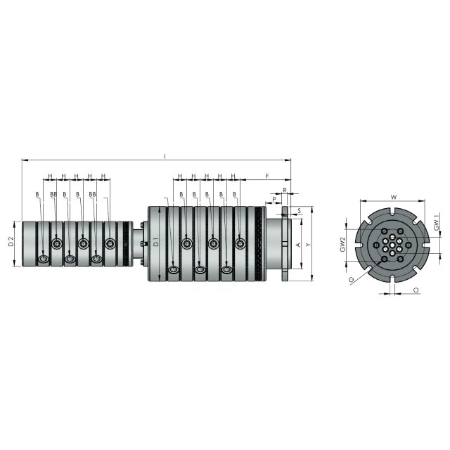 Многопоточное ротационное соединение Rototech M1-312081-200