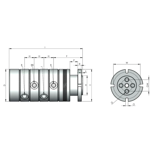 Многопоточное ротационное соединение Rototech M1-34102-200