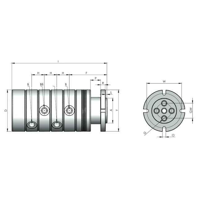 Многопоточное ротационное соединение Rototech M1-34101-200