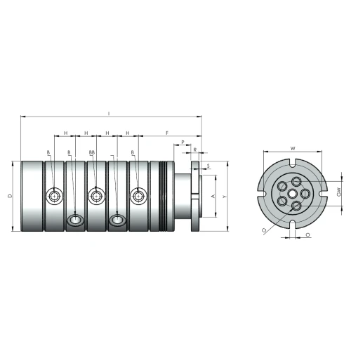 Многопоточное ротационное соединение Rototech M1-35151-200