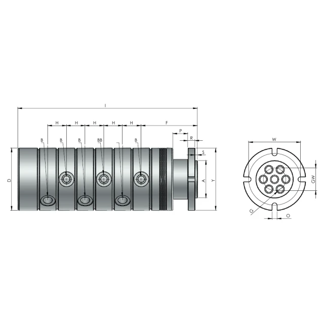 Многопоточное ротационное соединение Rototech M1-36081-200