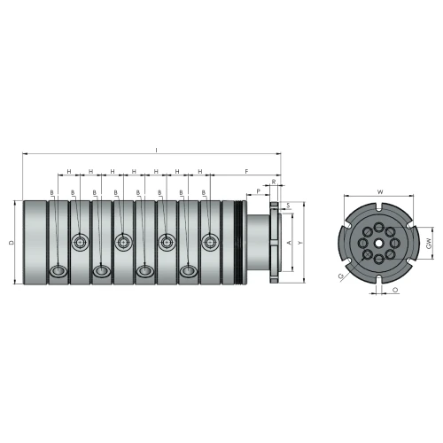 Многопоточное ротационное соединение Rototech M1-38152-200