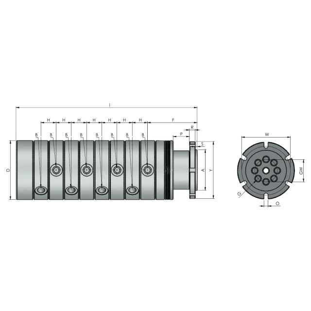 Многопоточное ротационное соединение Rototech M1-38081-200