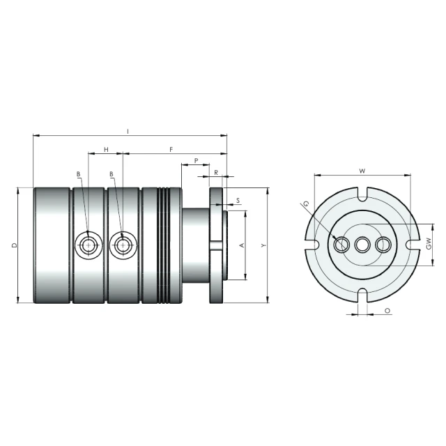 Многопоточное ротационное соединение Rototech M1-12081-200
