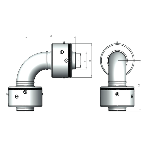 Шарнирное соединение Rototech E1-KK4-020-SS