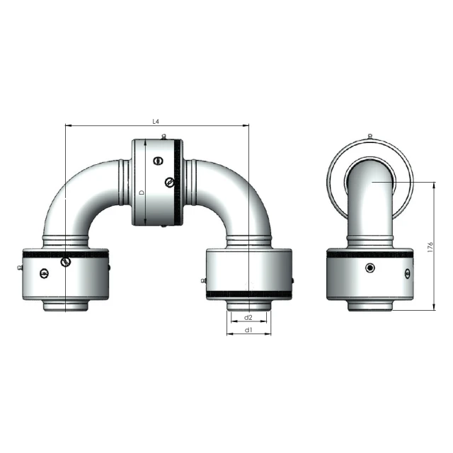 Шарнирное соединение Rototech E1-KK5-020