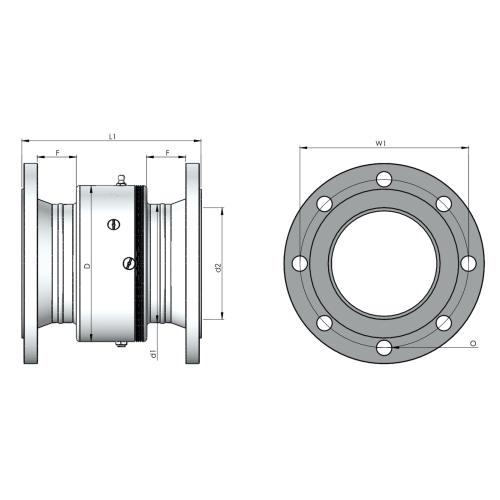 Шарнирное соединение Rototech E2-FF1-020