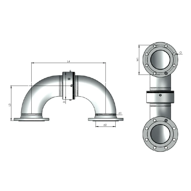 Шарнирное соединение Rototech E2-FF3-020-SS