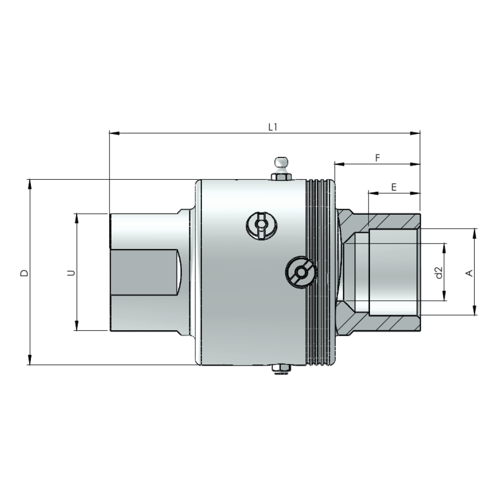 Шарнирное соединение Rototech E4-DD-015-2