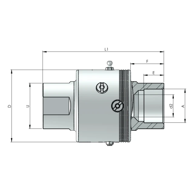 Шарнирное соединение Rototech E4-DD-020-1