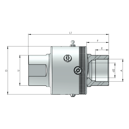 Шарнирное соединение Rototech E4-DD-100-1-SS
