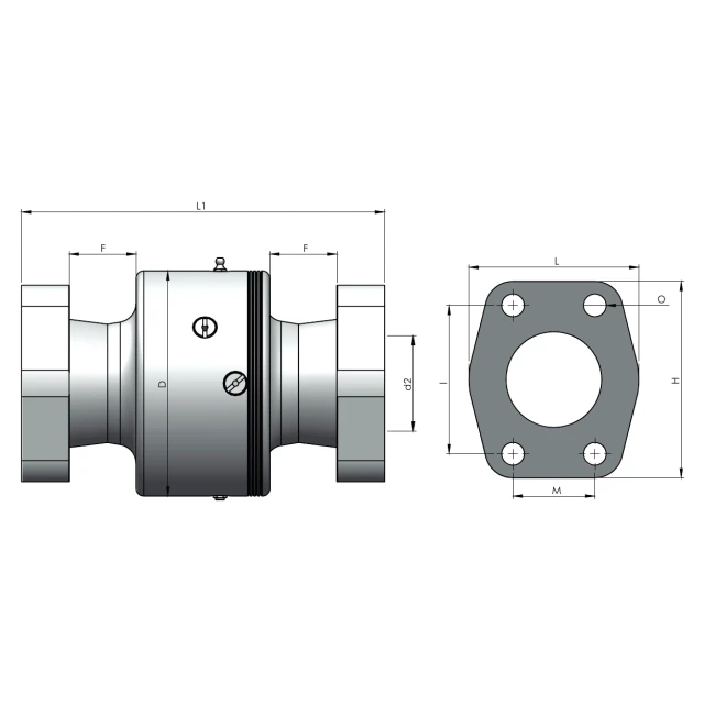 Шарнирное соединение Rototech E6-SAE3000-020
