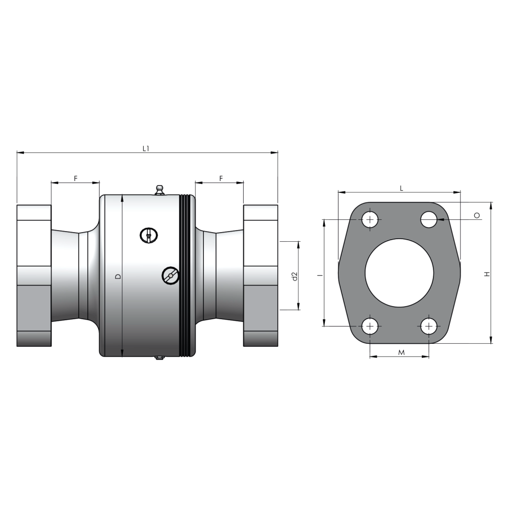 Шарнирное соединение Rototech E6-SAE3000-040