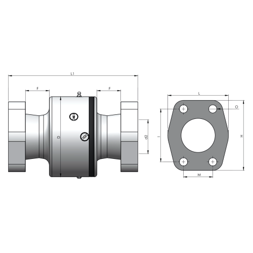 Шарнирное соединение Rototech E6-SAE3000-080