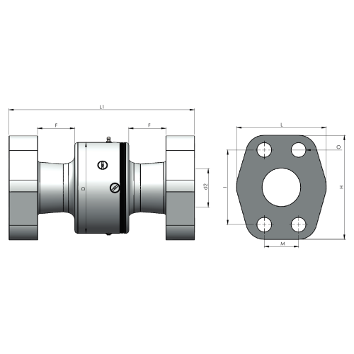 Шарнирное соединение Rototech E6-SAE6000-050
