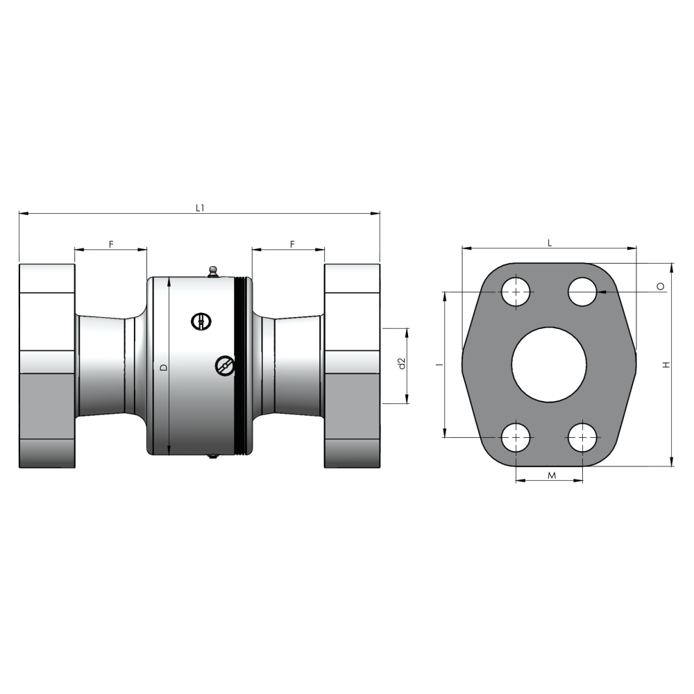 Шарнирное соединение Rototech E6-SAE6000-015