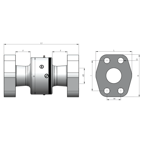 Шарнирное соединение Rototech E6-SAE6000-025