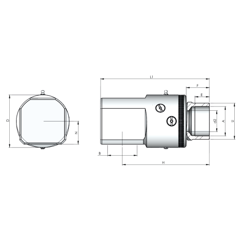 Шарнирное соединение Rototech E8-DD90-025