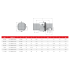 Шарнирное соединение Rototech E9-D90D90-008-SS