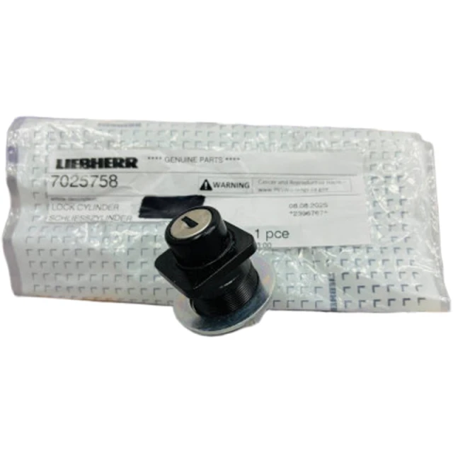 7025758 Цилиндр замка (Lock cylinder) Liebherr