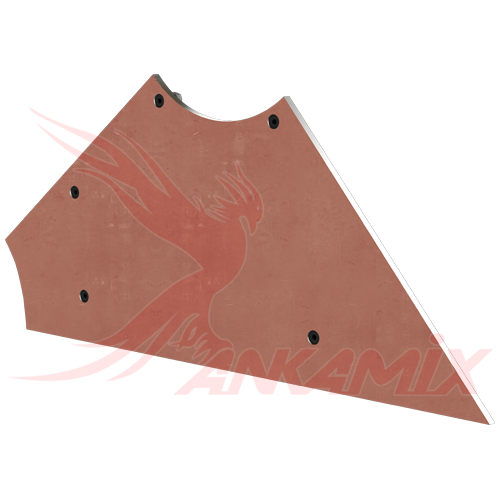 TAV2.34A Броня торцевая для двухвального бетоносмесителя SIMEM MSO 1501 (1.0 м³/цикл)