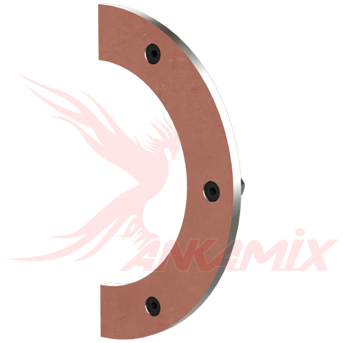 TAV.2/32 Сегмент брони полукольцо для бетоносмесителя SIMEM MSO 1501 (1.0 м³/цикл)