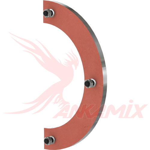 TAV.2/32 Сегмент брони полукольцо для бетоносмесителя SIMEM MSO 4001 (2.5 м³/цикл)