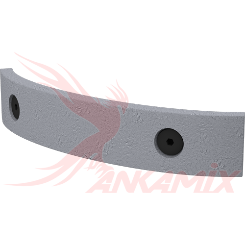 TAV.5/18 Сегмент брони для двухвального бетоносмесителя SIMEM MSO 4001 (2.5 м³/цикл)