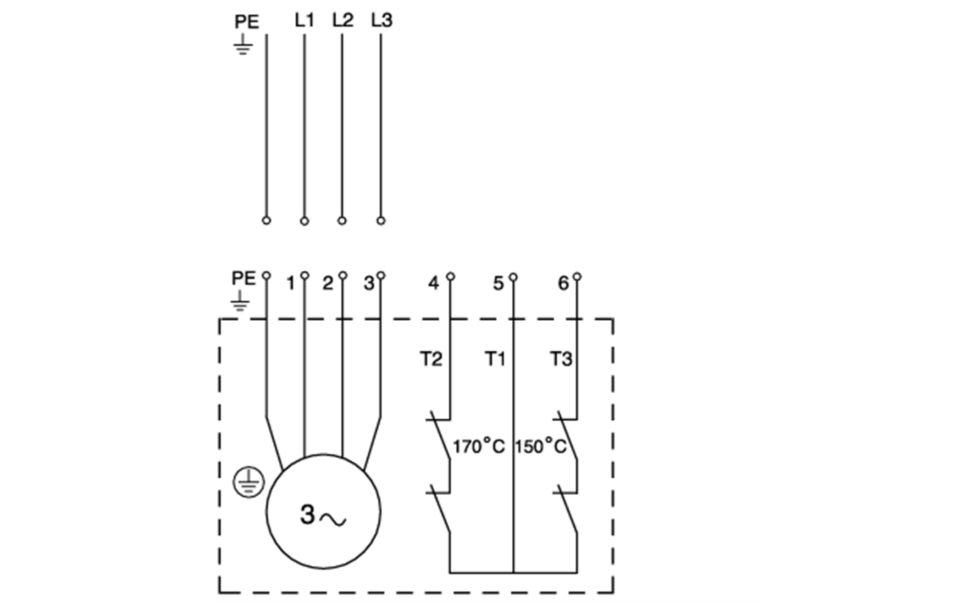 Электрическая схема Дренажный насос Grundfos DP10.50.09.Ex.2.50B 96104205