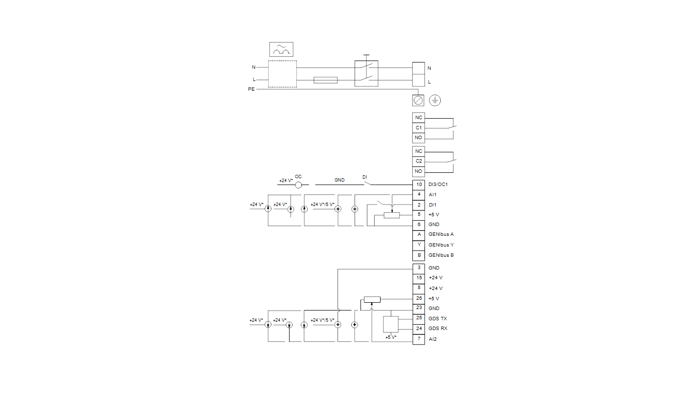 Электрическая схема центробежного насоса Grundfos CME3-3 A-R-A-V-AQQV U-A-D-N 98394977