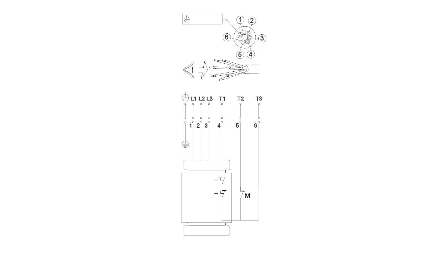 Электрическая схема канализационного насоса Grundfos SLV.65.65.40.EX.2.50D.C.Q 98627035