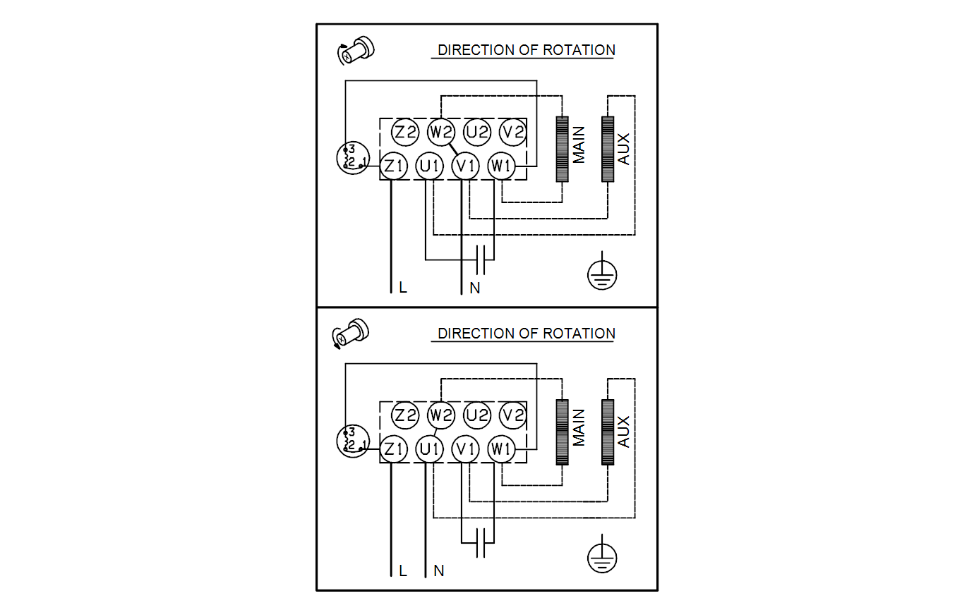 Электрическая схема центробежного насоса Grundfos TPD 50-120/2-A-F-A-BQQE 1X230 50HZ 98957981