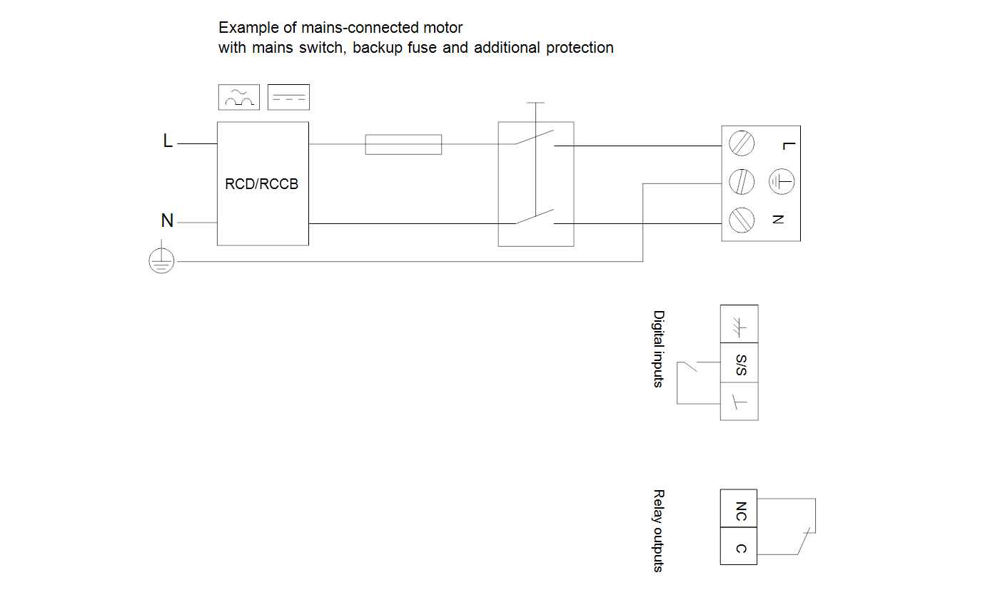 Электрическая схема циркуляционного насоса Grundfos MAGNA1 50-180 F N 280 1x230V PN6/10 99221363